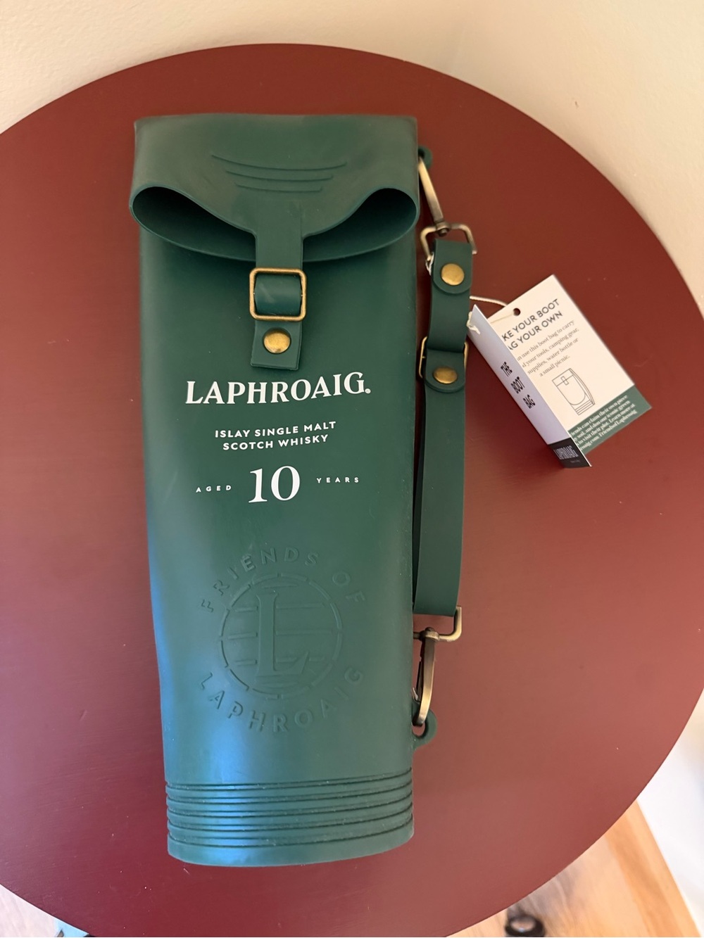 Laphroaig Whiskey Boot Bag Gift Bag NWT